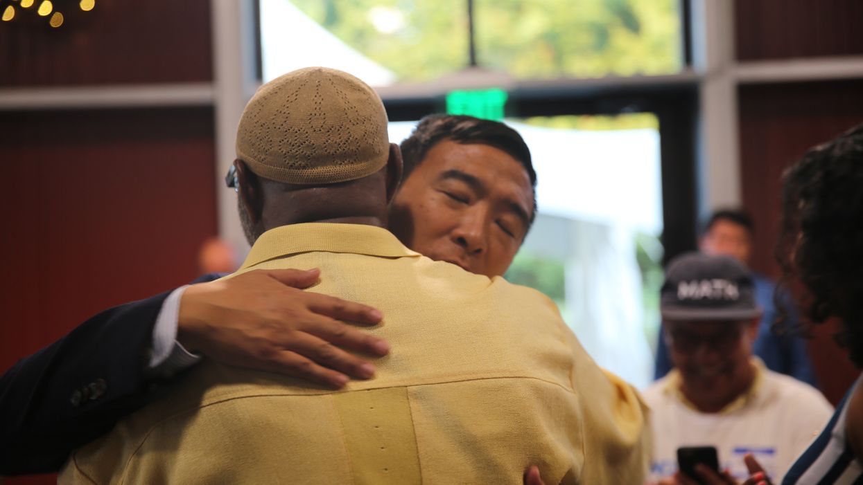 Ryan: Andrew Yang at a Winery